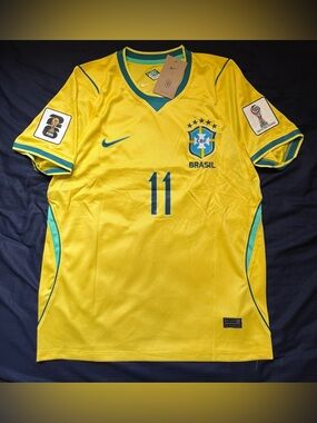 Brazil 2026 World Cup Home Jersey Raphinha #11